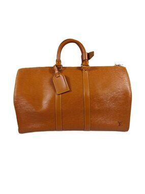 Louis Vuitton Keepall 45 — Epi Fauve (Vintage · Restored)